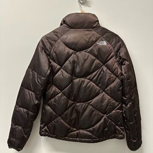 The North Face Brown Puffer Goose Down Coat
